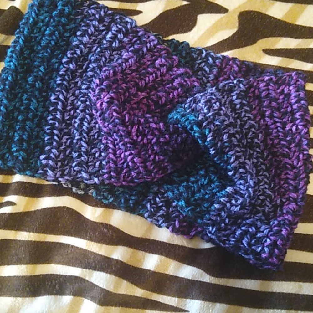 HANDMADE twist headband/ear warmer
